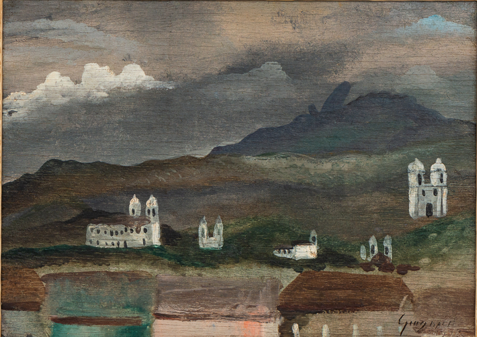 Alberto da Veiga Guignard | Paisagem de Ouro Preto, 1947