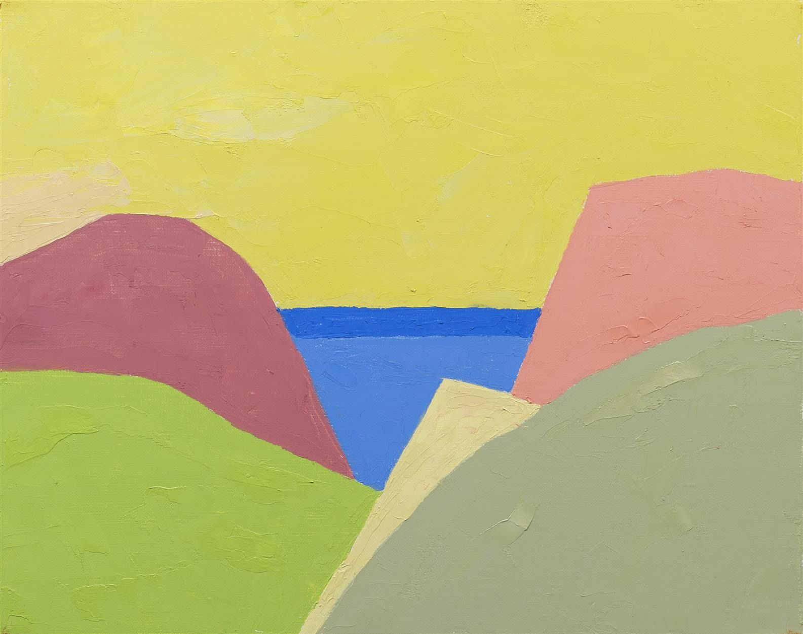 Etel Adnan | Sem título, 2017